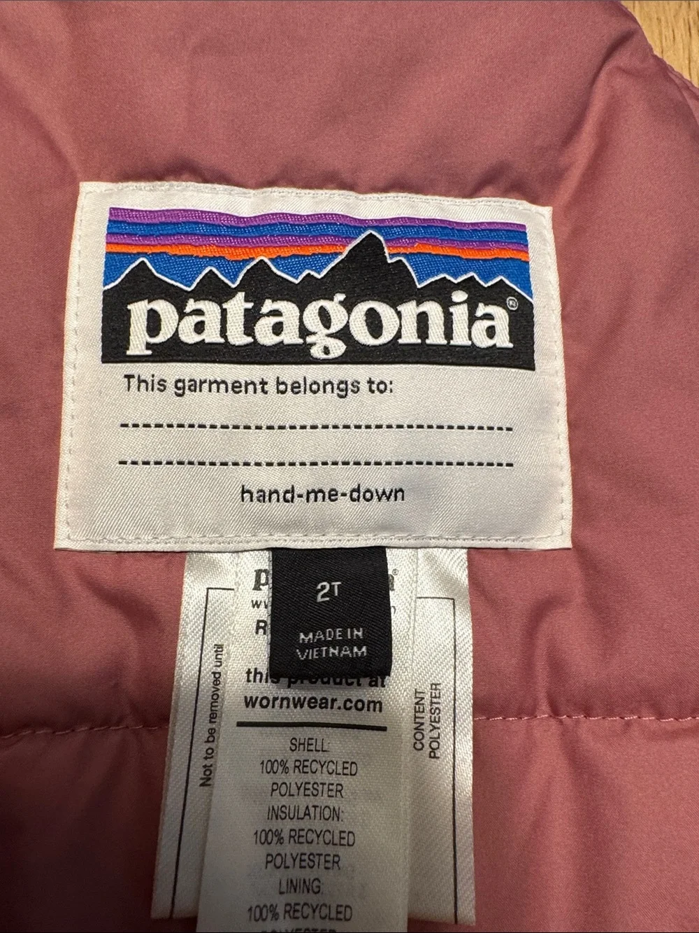 Patagonia Kids' Magenta/Purple Snow Bib Overalls